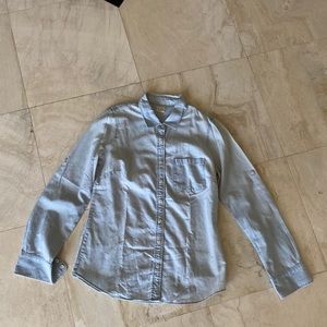 J Crew perfect denim shirt